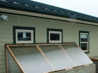 The heat from the house will also help the plants in these two cold frames to keep from freezing.  This type of winter harvest is continuous, and not difficult, since everything is just steps from the door.  