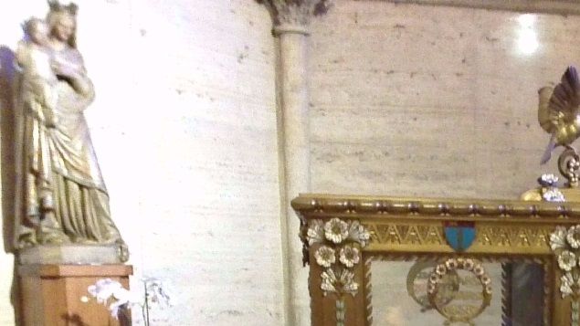 Looking fresh, as if she were asleep, Saint Bernadette's incorrupt body is venerated by many pilgrims. Since she was a Papal Zouave, we petitioned her to help the Papacy in its exile and the prophesied Papal Restoration.